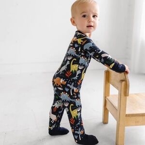 Little Sleepies Jurassic Jungle Zippy Pajamas (6-12 months)